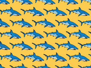 seamless background with birds