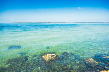 anna maria island and bradenton beach florida scenery in summer