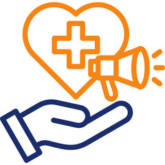 Obraz premium Healthcare Marketing Icon