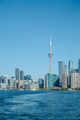 Obraz premium Panoramic shot of Toronto city skyline, Ontario, Canada