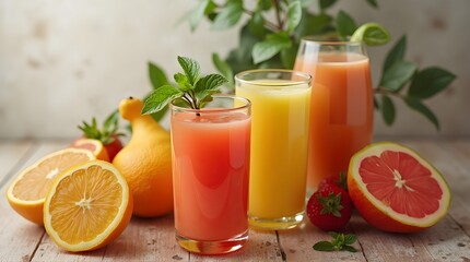 fresh orange juice