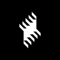 hand with black arrow