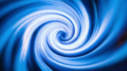 Abstract swirling vortex of blue and white light, smooth gradient and blurring - Powered by Adobe