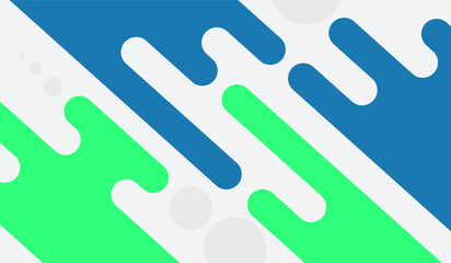 Blue and green abstract geometric background vector illustration