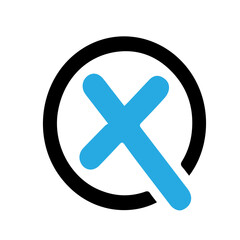 Obraz premium icon x
