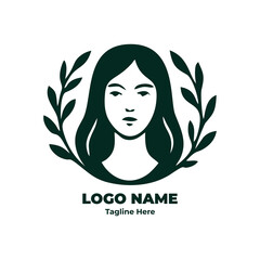 Premium Vector Logo Template for Sustainable Wellness and Organic Beauty Branding