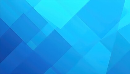 Abstract Glass-Inspired Shapes With Blue Overlay