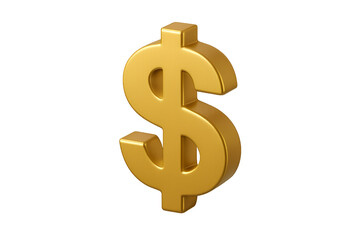 Obraz premium Shimmering golden dollar sign symbolizes wealth, financial success, and lucrative investment opportunities for business growth