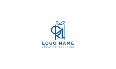 Minimalist RL Logo for Branding and Identity.