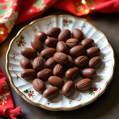 heart shaped chocolate candies