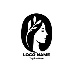 Elegant Organic Skincare Logo Concept for Sustainable Wellness Branding