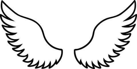 angel wings in heaven hawk feather wing pattern