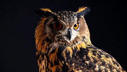 Fototapeta premium Close-up portrait of an owl (2)