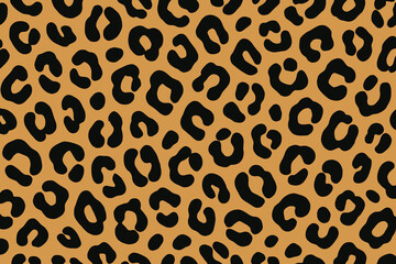 Classic leopard print pattern texture background