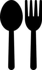 vector illustration of a fork and spoon