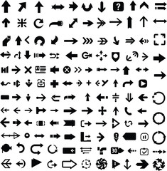 Extensive Vector Arrow and Navigation Icon Set