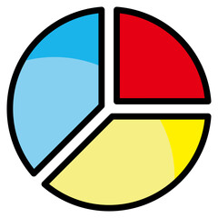Pie Chart  Icon Element For Design