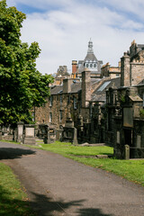 Greyfriars cemetery in Edinburg