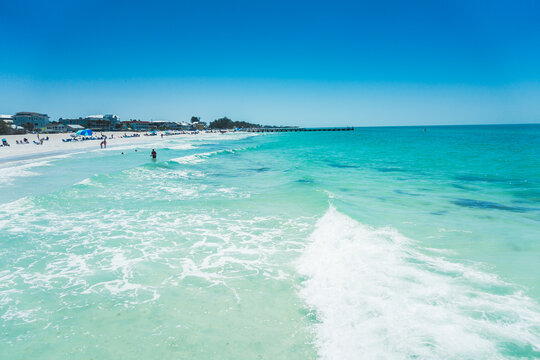 anna maria island and bradenton beach florida scenery in summer
