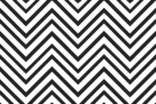 Bold black and white zigzag chevron pattern background