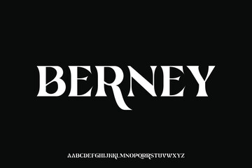 Fototapeta premium Display alphabet font vector design suitable for headline, poster, logo, magazine and many more