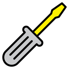 Screwdriver  Icon Element For Design