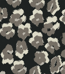 Leopard skin pattern, animal leathern seamless design
