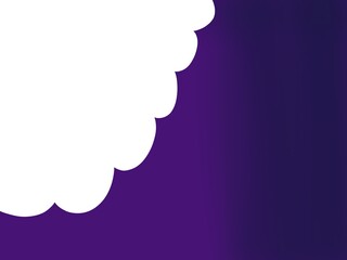 abstract violet background with cloud