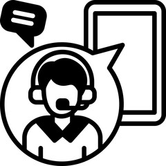 Virtual Assistant mixed icon