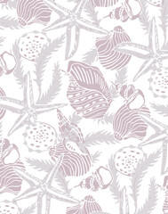 tropical leave seamless watercolor pattern background. Leave vector illustration. Watercolor print in rustic vintage style, textile or wallpapers.