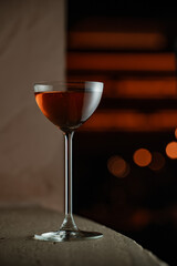 Cocktail in luxury background