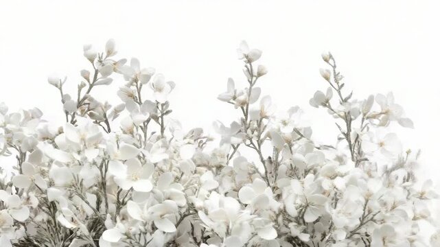 A bouquet of white flowers arranged in a vase, suitable for various occasions and decorations