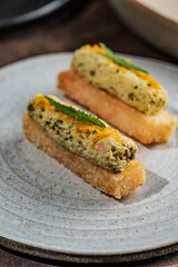 food served in ancient background