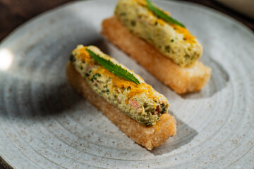 food served in ancient background