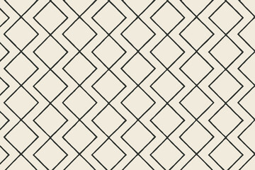 Geometric diamond pattern on a textured beige background