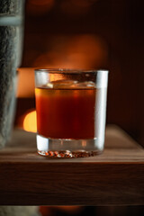 Cocktail in luxury background