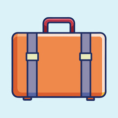 vector illustration of a suitcase