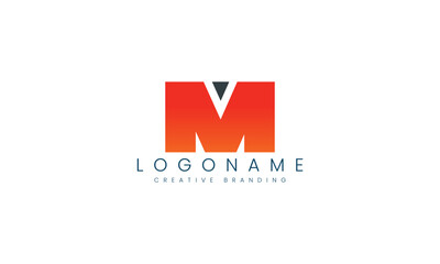 Minimalist M Logo for Branding and Identity.