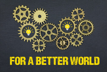 For a better world	
