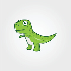 Fototapeta premium cute T Rex, dinosaur cartoon character
