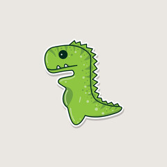 cute T Rex, dinosaur cartoon character