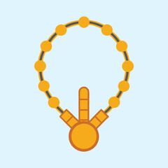 vector illustration of watch chains