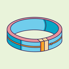 vector illustration of wristbands