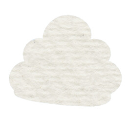 Simple White Paper Cloud Illustration