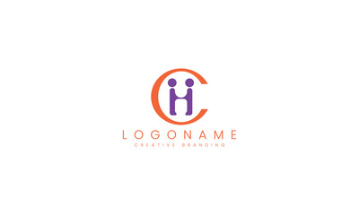 Minimalist CH Logo for Branding and Identity.