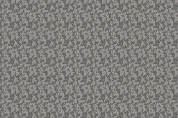 Seamless Gray Camo Texture with Abstract Organic Shapes
