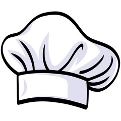 Chef Hat Cap Illustration Doodle Drawing Art Icon