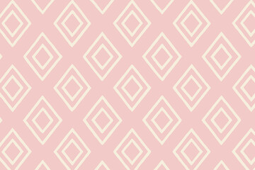 Soft pink geometric diamond pattern with subtle textured background