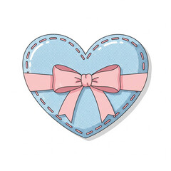 heart with ribbon