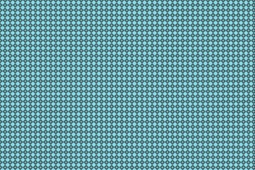 Seamless Blue Floral Circle Pattern on Black Background